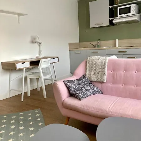 7eme Art - T2 Meubles - Centre Ville 아파트 *