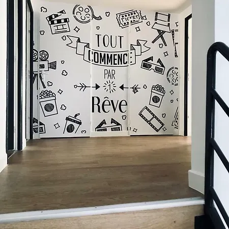 7eme Art - T2 Meubles - Centre Ville 아파트 *